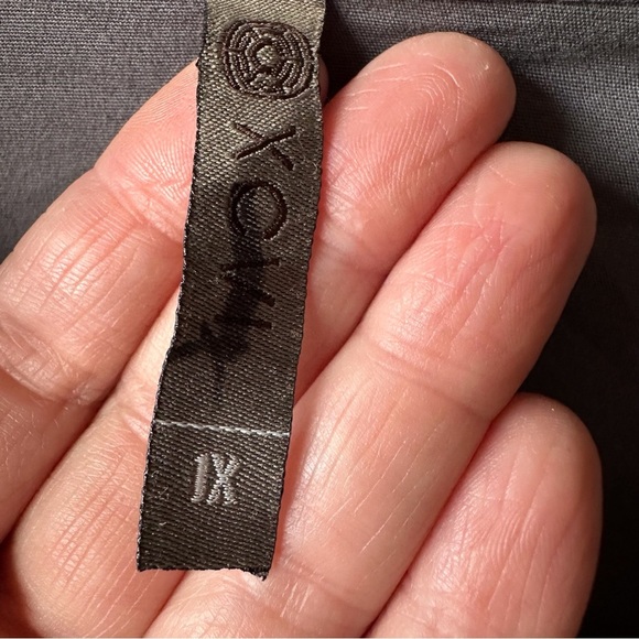 XCVI Ruched Gray 3/4 Sleeve Blazer Jacket - Picture 7 of 10